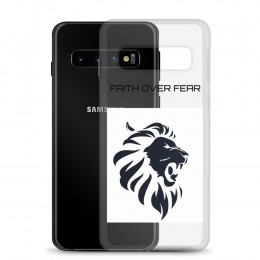FAITH OVER FEAR Logo Samsung Case