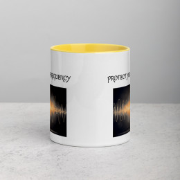 PROTECT YOUR FRQUENCY Mug with Color Inside
